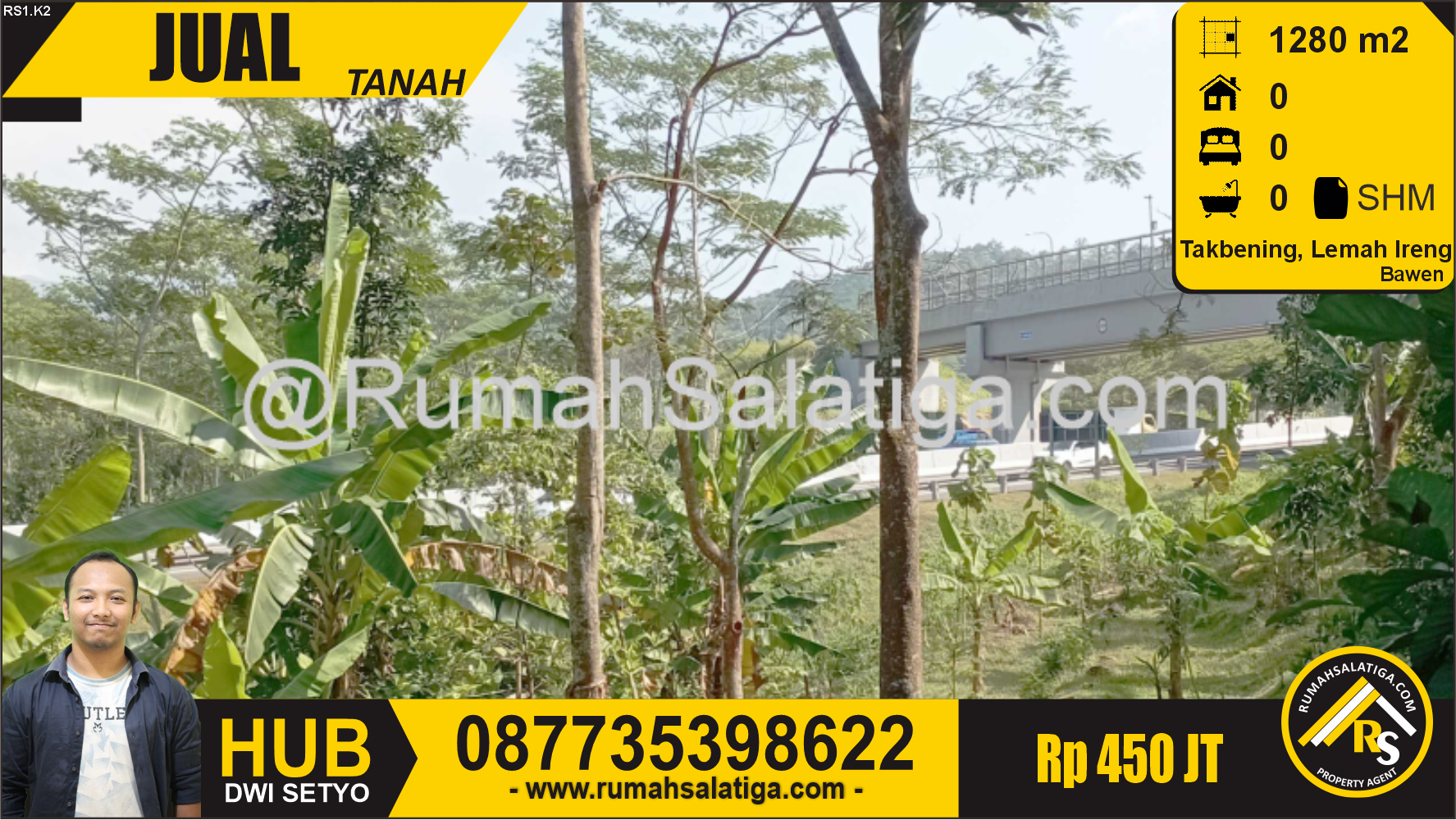 #08 | 2.07M | LT:637m2 | Jual Tanah di Salatiga | Bendosari