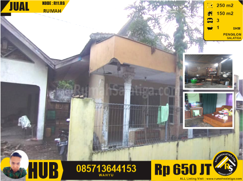 #1104 | 650JT | LT:250m2 LB:150m2 | Jual Rumah di Salatiga | Pengilon