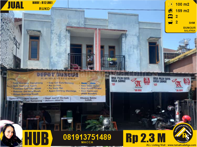 Jual Ruko 2 Lantai Di Pusat Kota Salatiga