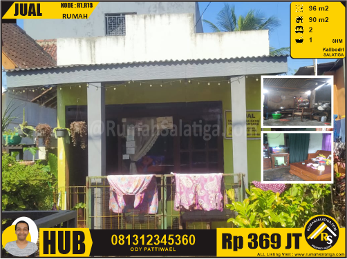 #113 | 369JT | LT:96m2 LB:90m2 | Jual Rumah di Salatiga | Kalibodri