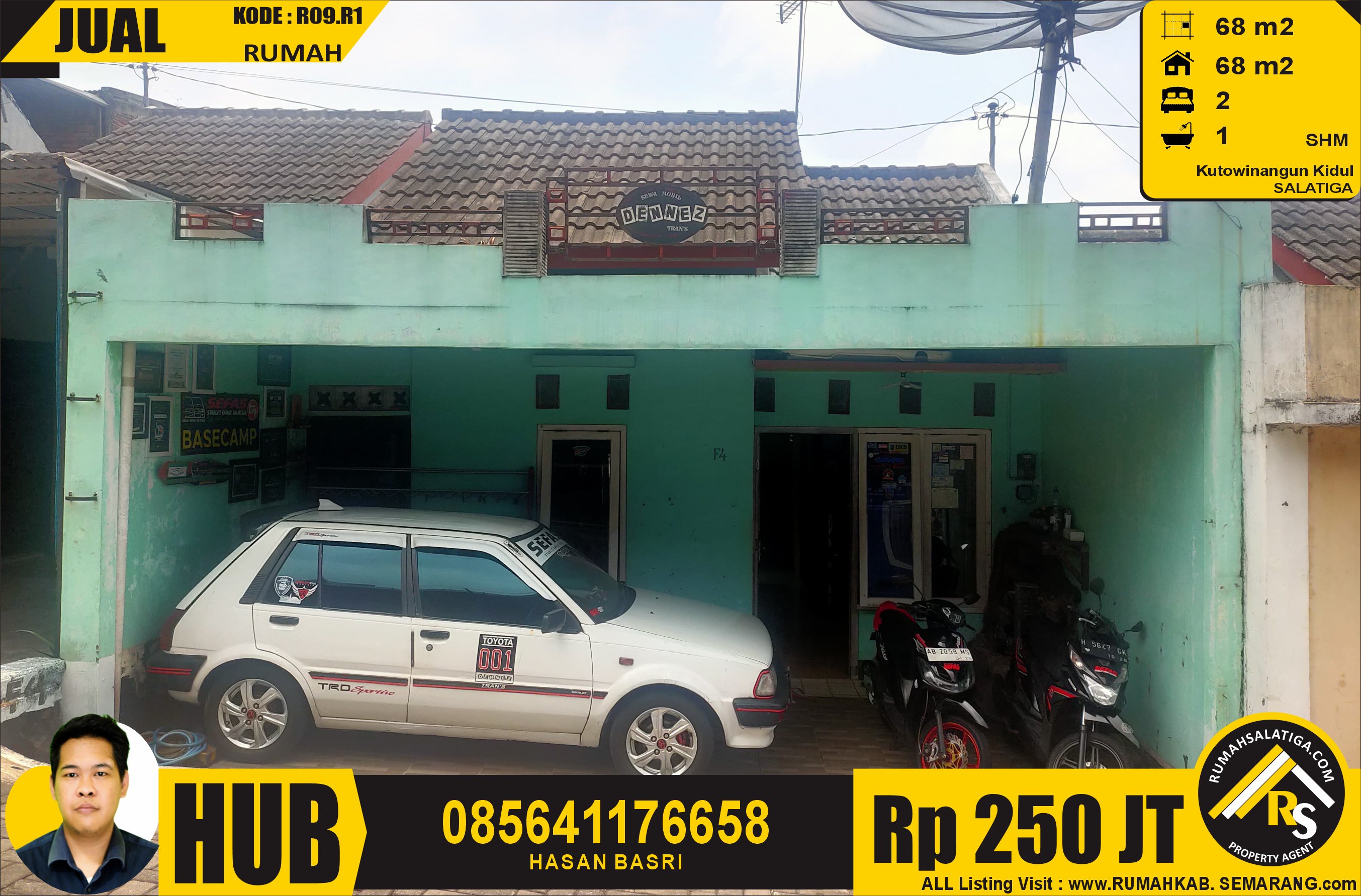 #0901 | 250JT | LT:68m2 LB:68m2 | Jual Rumah di Salatiga | Kutowinangun
