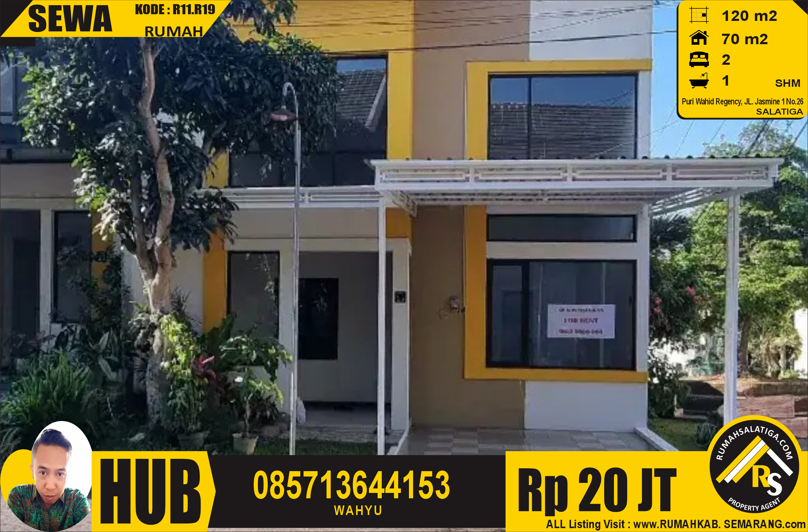 Disewakan Rumah Salatiga di Puri Wahid (TERSEWA)