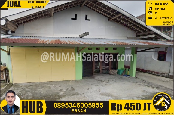 #1906 | 450JT | LT:84.5 LB:69 | Jual Rumah di Salatiga | Klaseman